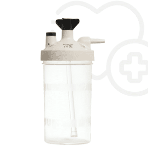 Vaso Humidificador de Alto Flujo para Oxígeno 6 a 15 Pci