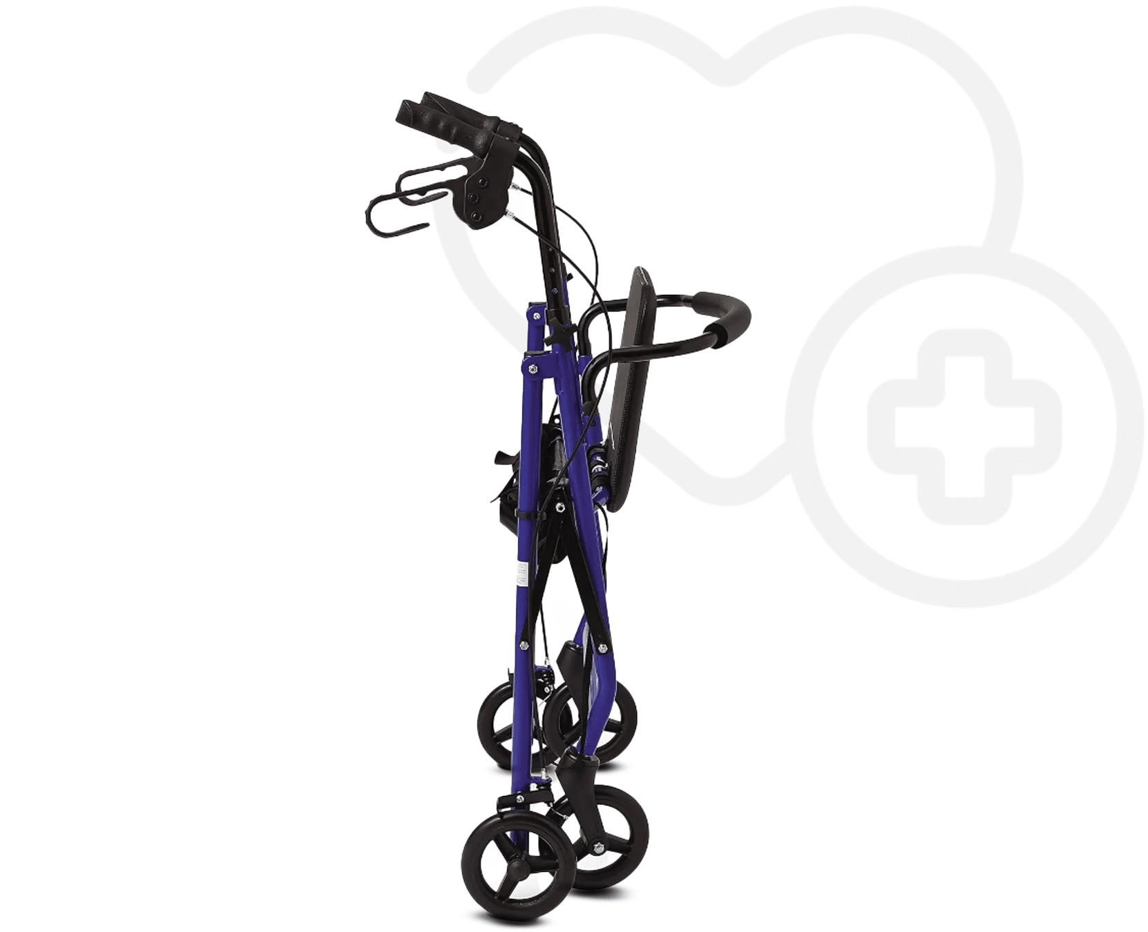 Andadera Rollator de Acero Color: Azul - Imagen 2
