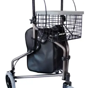 Andadera Rollator de 3 Ruedas  Color: Gris