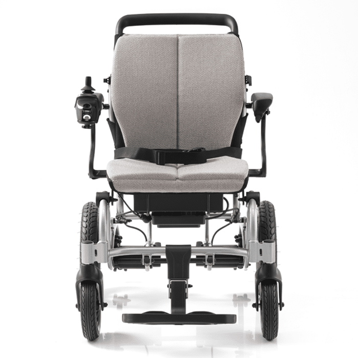 Silla de Ruedas 18" Electrica de Aluminio Plegable - Imagen 2