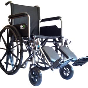 Silla de Ruedas 18" Comfort SV con Elevapierna (SILVER VEIN)