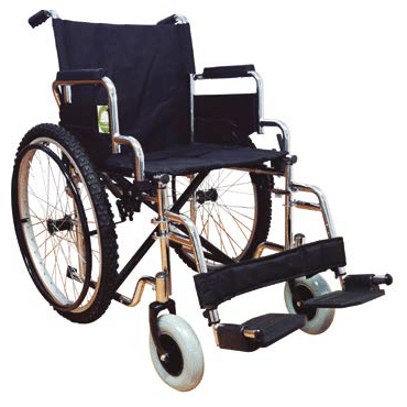 Silla de Ruedas 19" Xtreme con Descansapie (CROMADA) - Imagen 2