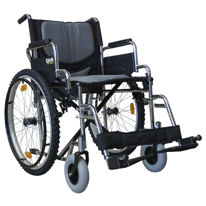 Silla de Ruedas 20" Xtreme con Descansapie (CROMADA)