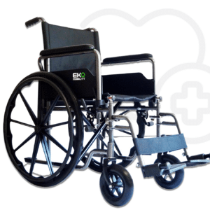 Silla de Ruedas 18" Comfort SV con Descansapie (SILVER VEIN)
