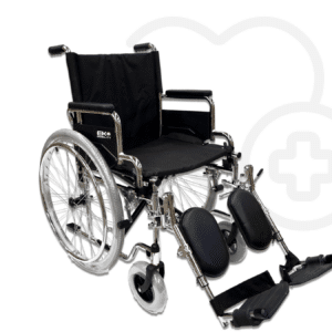 Silla de Ruedas 19" Comfort con Elevapierna  (CROMADA)