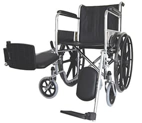 Sillas de rueda con elevador pierna (hasta 130 kg)