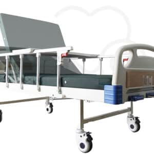 Cama de Hospital Manual de Lujo con Accesorios